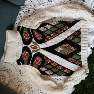 Desigual cream wool blend sweater Small-Medium